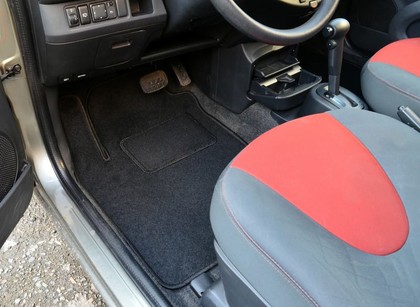 Ворсовые коврики на Nissan Micra (K12) 2003 - 2010 в Стерлитамаке Ворсовые коврики на Nissan Micra (K12) 2003 - 2010 в Стерлитамаке
