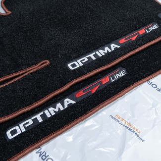 Ворсовые коврики на KIA Optima II 2016 - 2020 в Стерлитамаке Ворсовые коврики на KIA Optima II 2016 - 2020 в Стерлитамаке